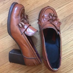 Vintage loafer heels